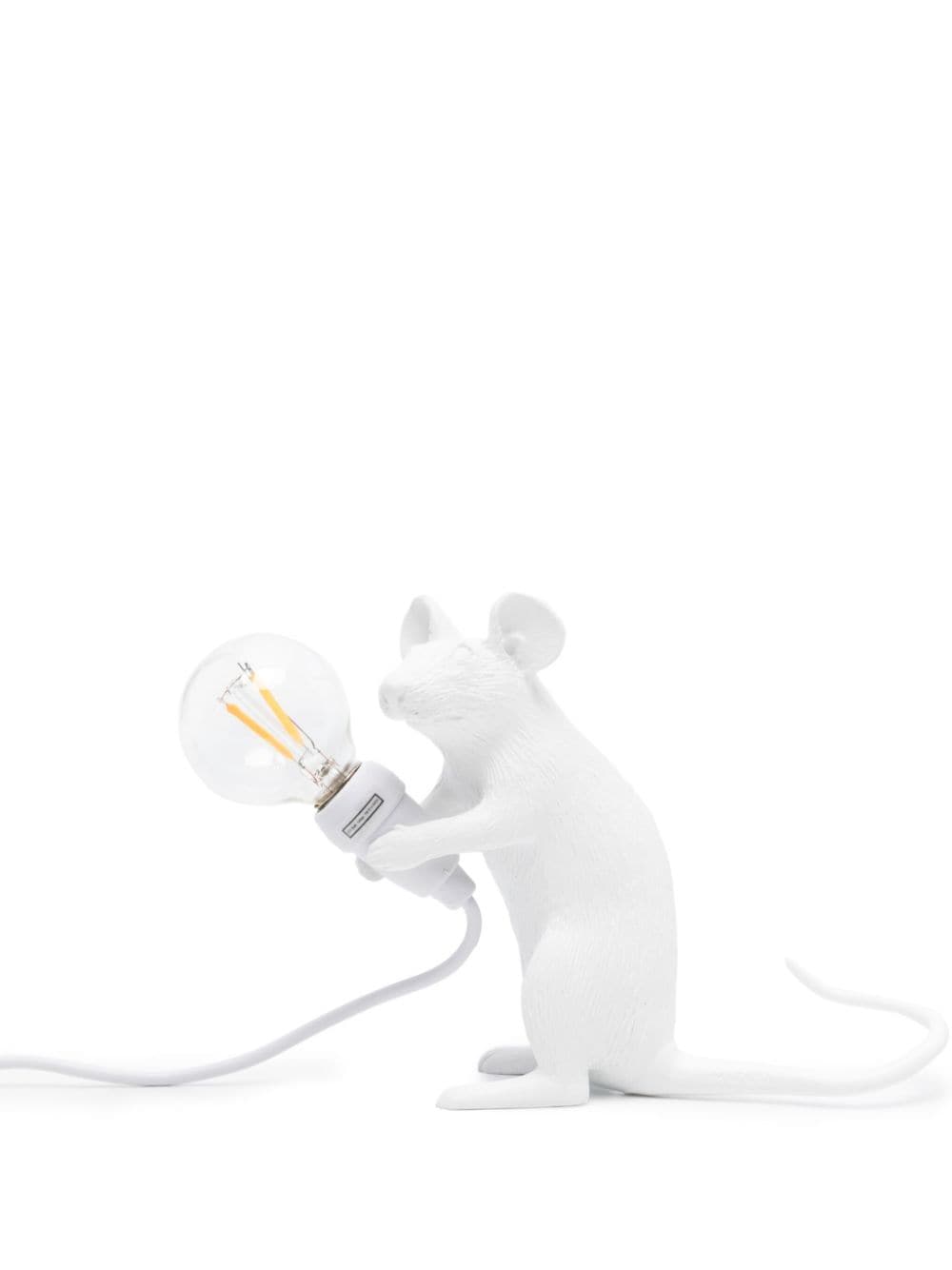 Seletti Mouse Sculpture-design Lamp In White