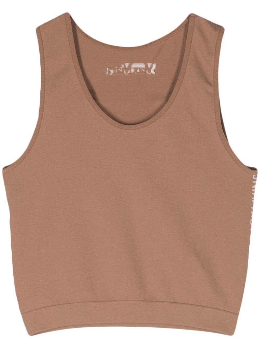 's Max Mara Logo Nylon Tank Top In Brown