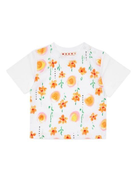 Marni Kids Sunny Day cotton T-shirt