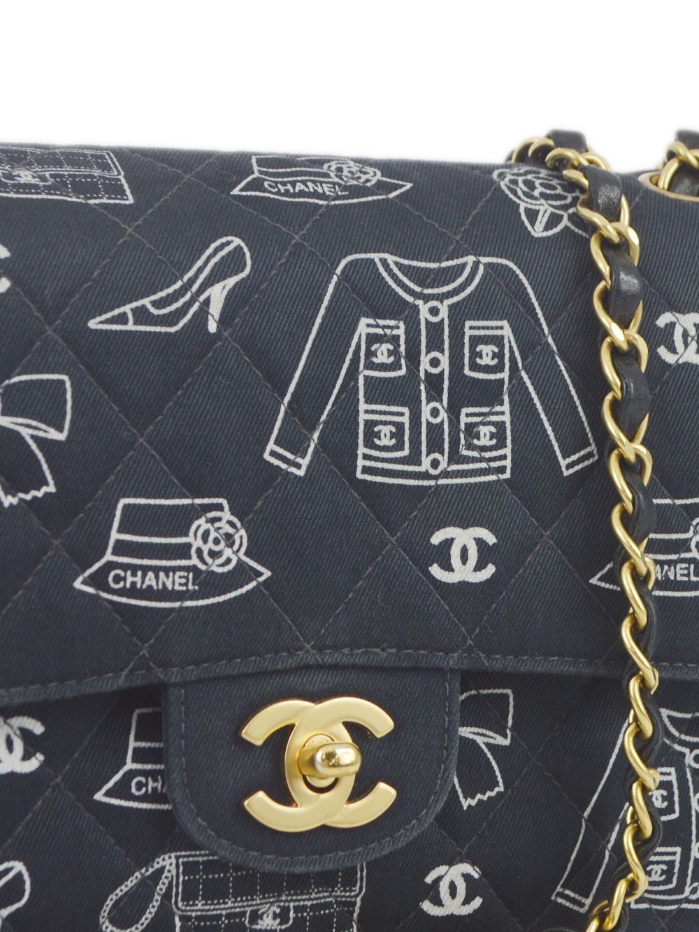 Cheap HOT SALE CHANEL 2002 medium Double Flap Icon shoulder bag Women