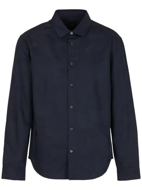 Armani Exchange printed long-sleeve shirt