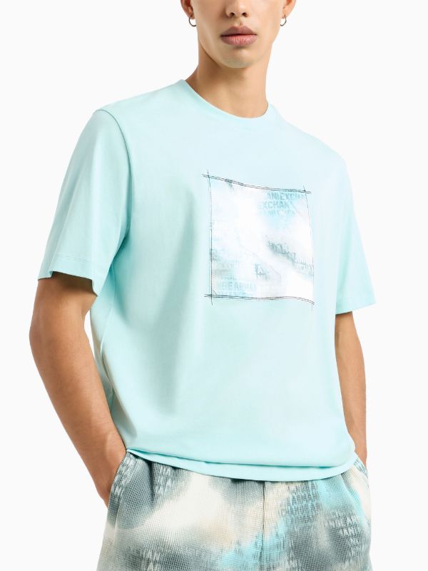 Armani Exchange Logo Print T-shirt - Farfetch