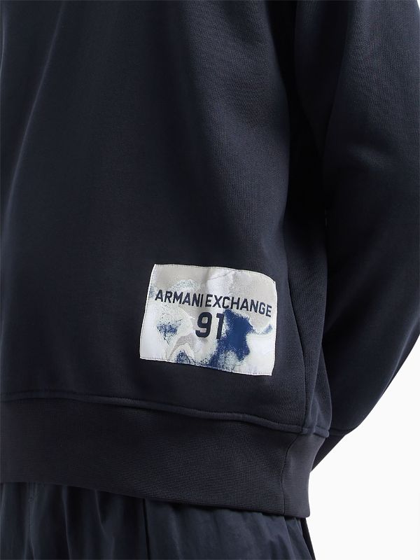 Armani Exchange Hoodie Con Parche Del Logo Farfetch