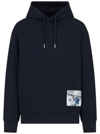 Armani exchange hoodie black best sale