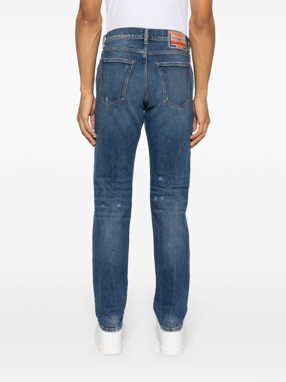 Diesel Slim-fit jeans Blauw