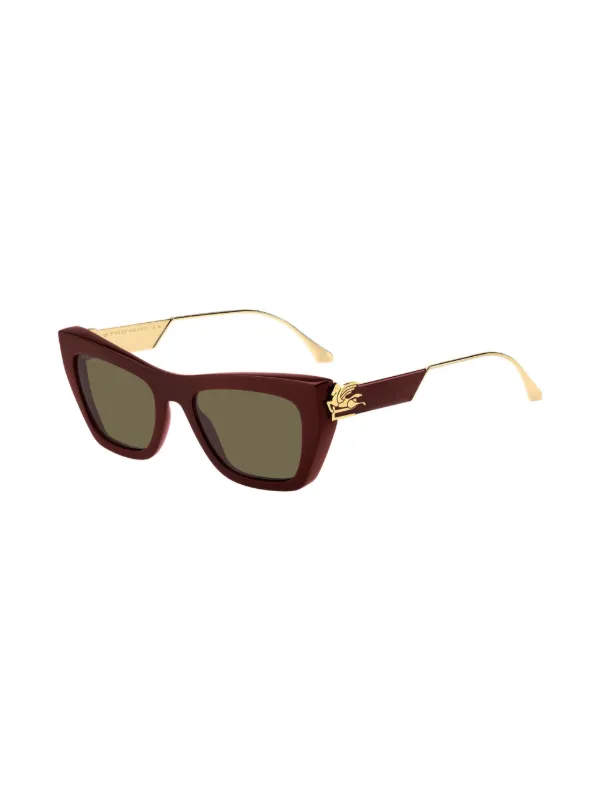 ETRO Bold Pegaso cat-eye Sunglasses | Red | FARFETCH IE display picture 2