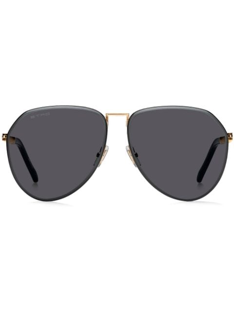 ETRO Luxury pilot-frame sunglasses 