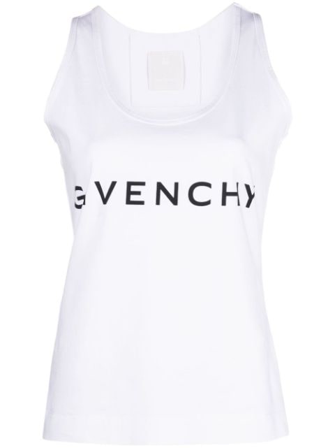 Givenchy 로고 프린트 탱크 탑