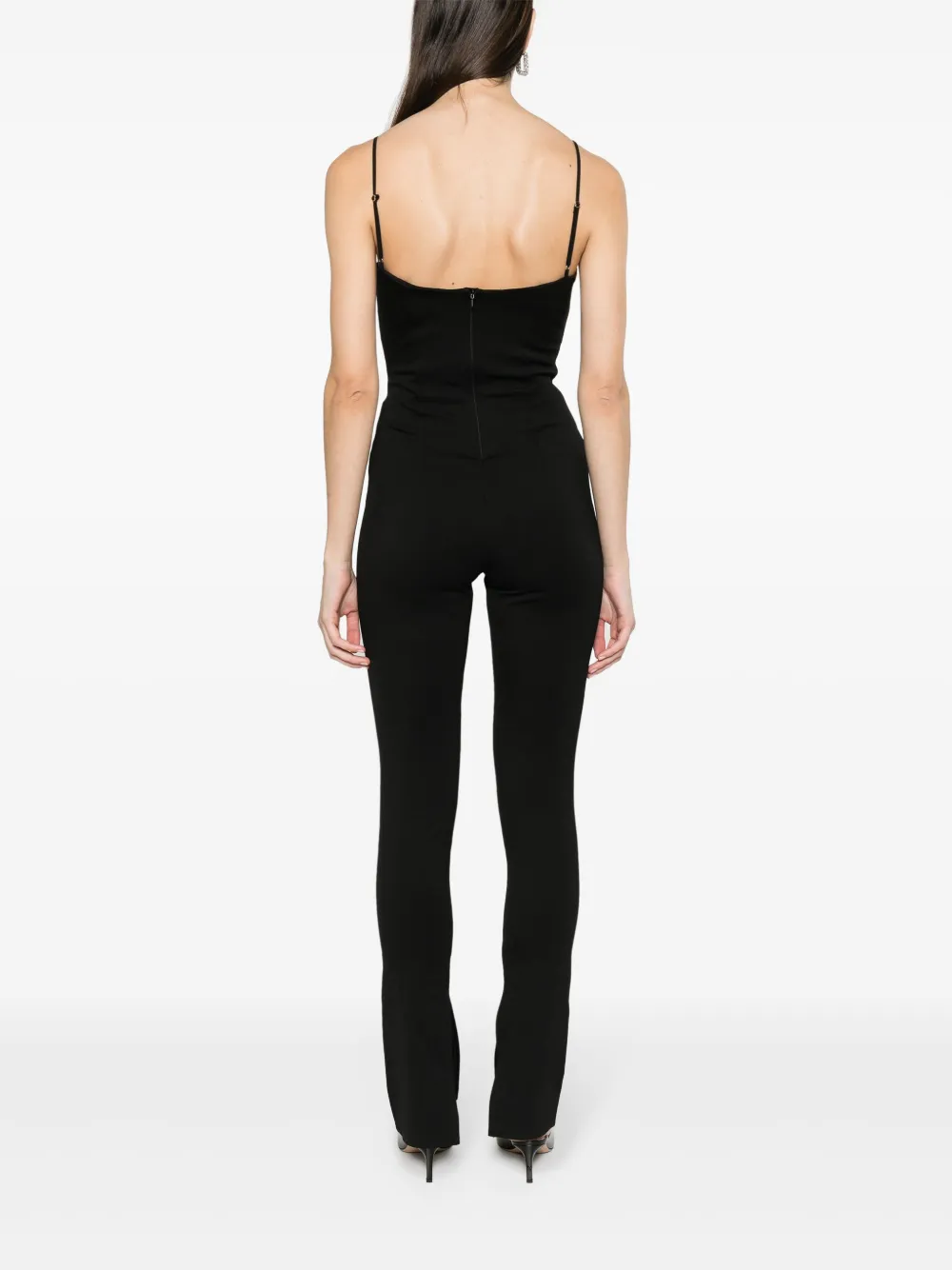 NISSA Getailleerde jumpsuit Zwart
