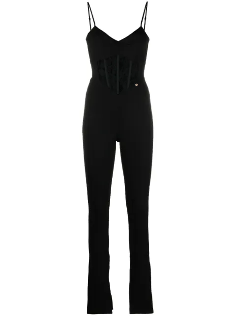 NISSA boned-bodice slim-cut jumpsuit