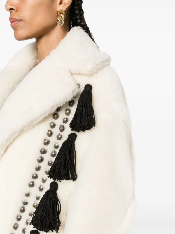 Max mara fluffy coat best sale