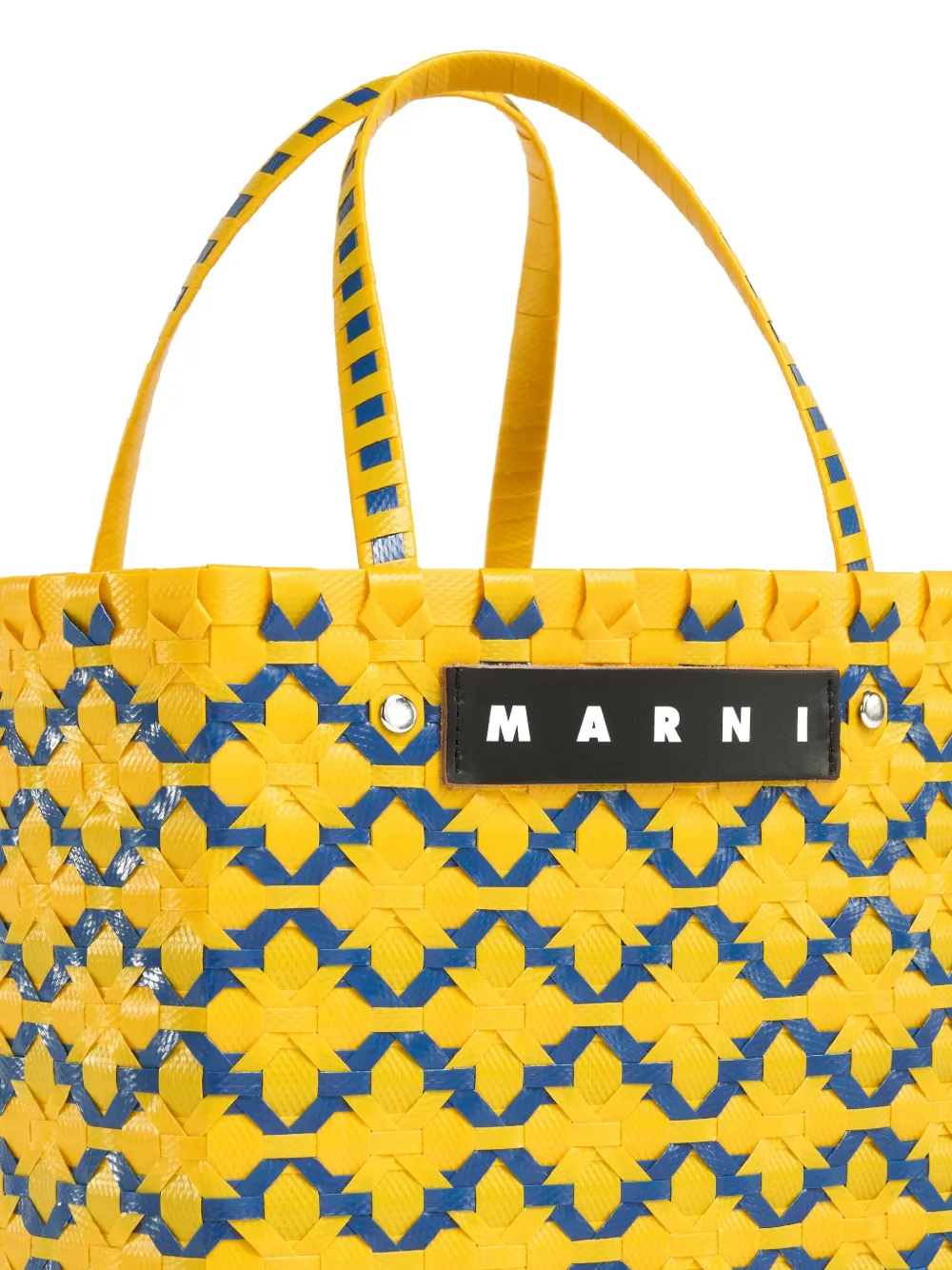 Marni woven deals shopping bag