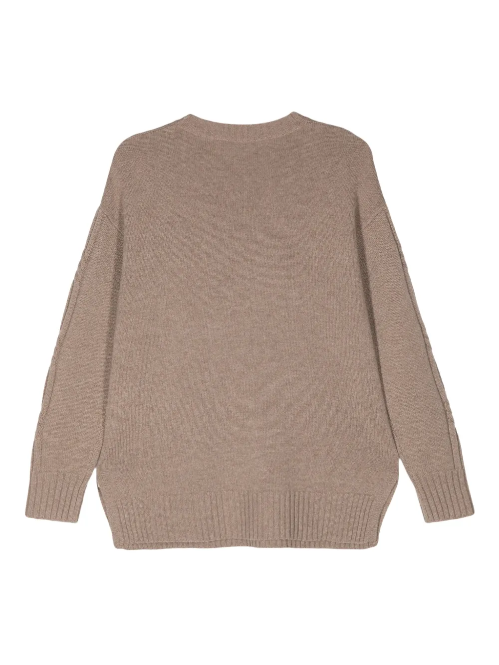  Max Mara Crew-neck Cashmere Jumper - Brown 