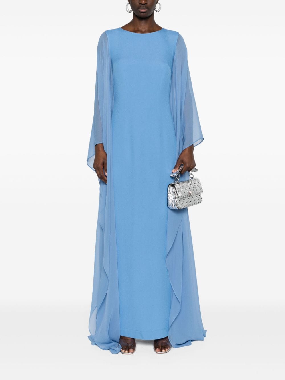 Image 2 of Taller Marmo Adriatica sheer-sleeve gown