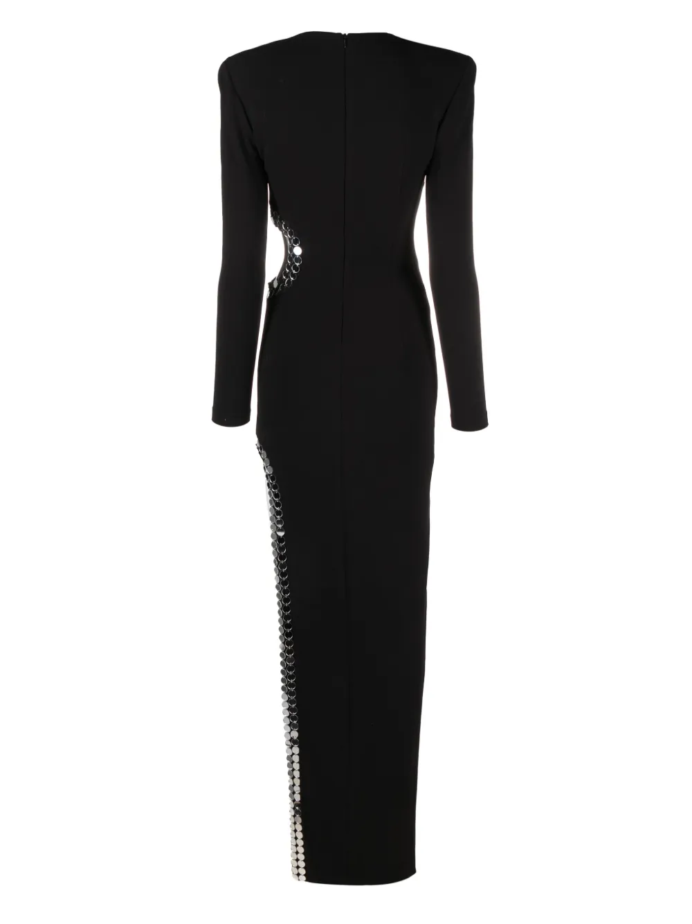 NISSA Maxi-jurk met pailletten - Zwart