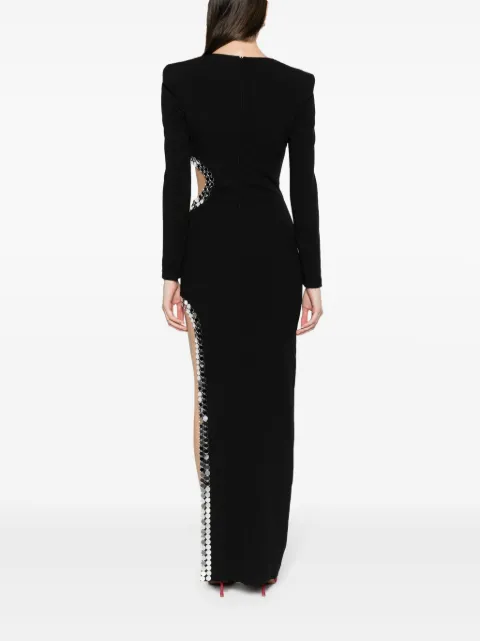 NISSA cut-out sequin maxi dress RS14543 - 3