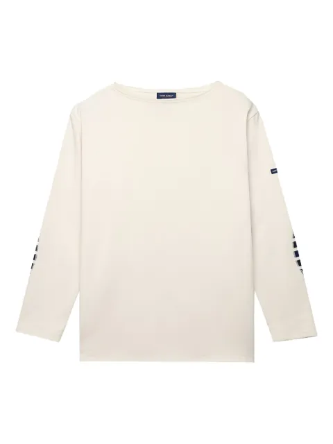 Saint James striped-patch T-shirt