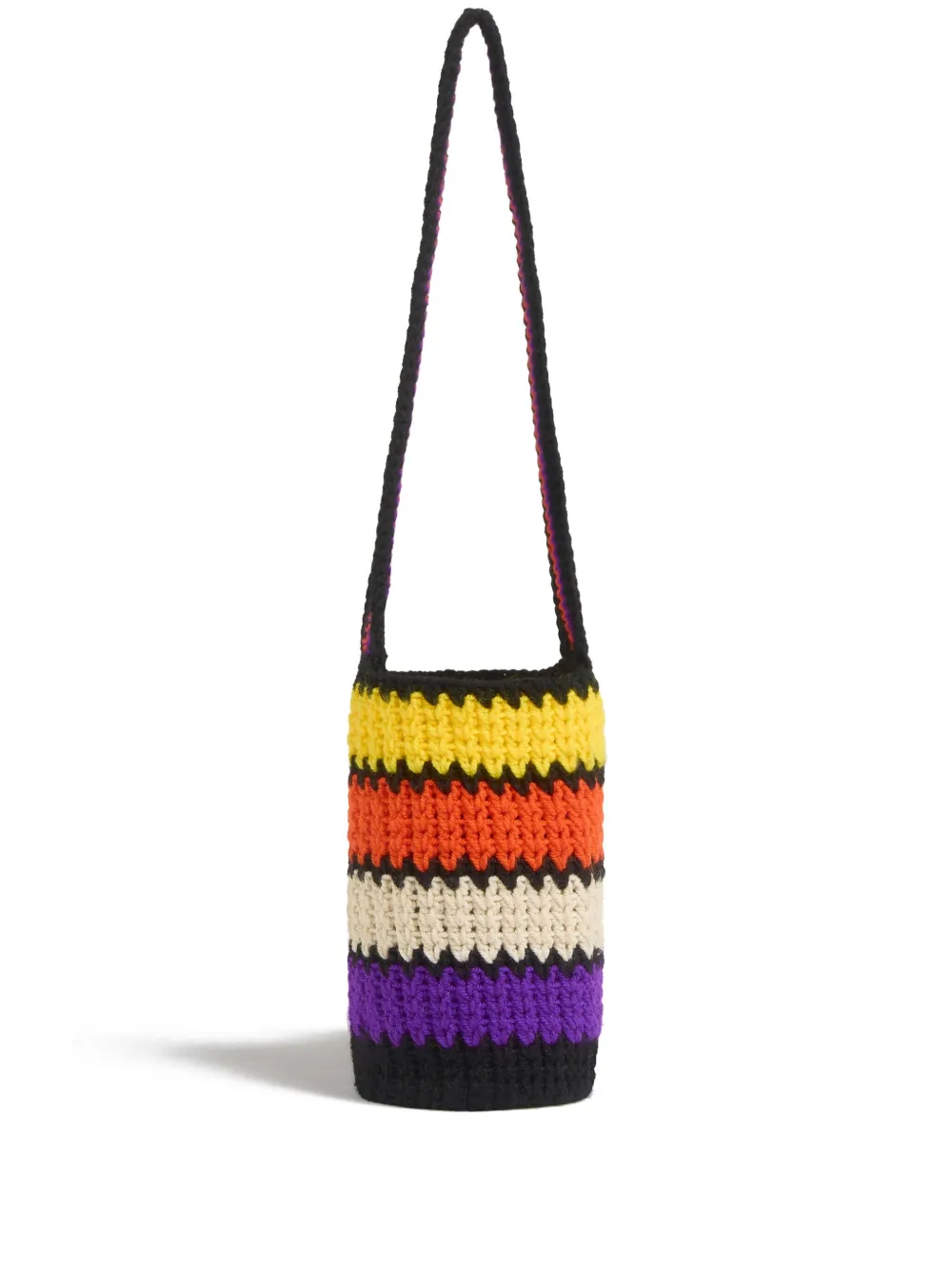 Marni Market Striped crochetknit Bottle Holder Farfetch