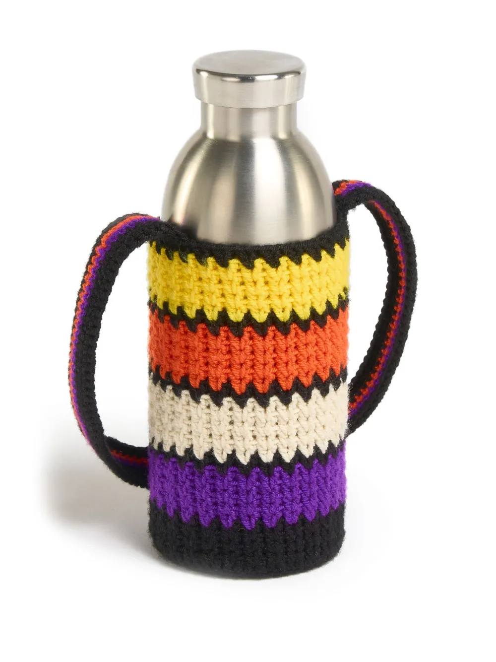 Marni Market Striped crochetknit Bottle Holder Farfetch