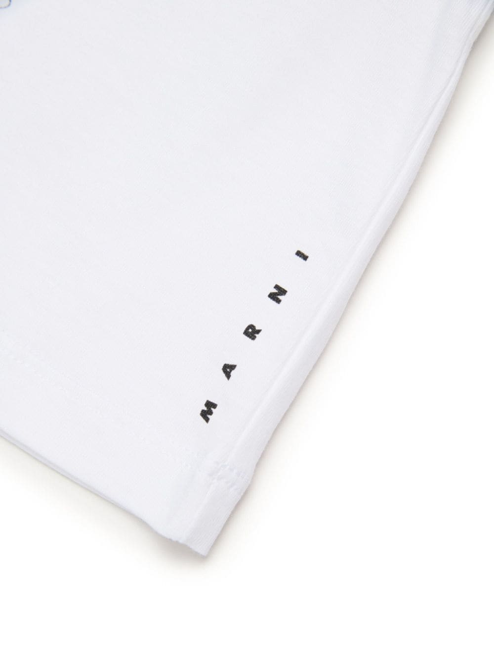Shop Marni Fiorellini-print Cotton Top In White