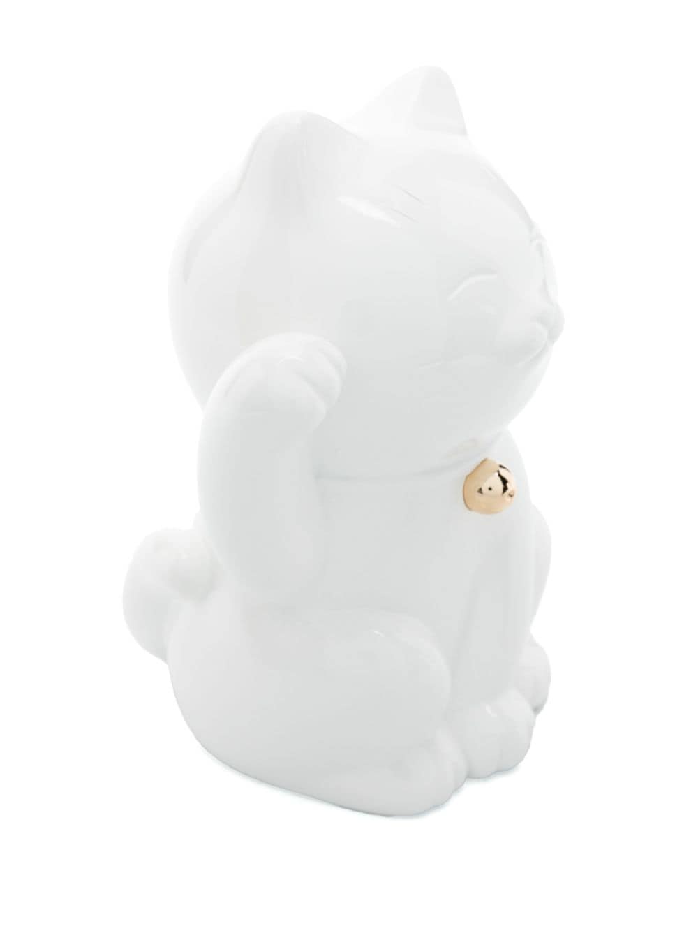 Shop Leblon Delienne Manekineko Ceramic Sculpture (15cm X 15cm) In White