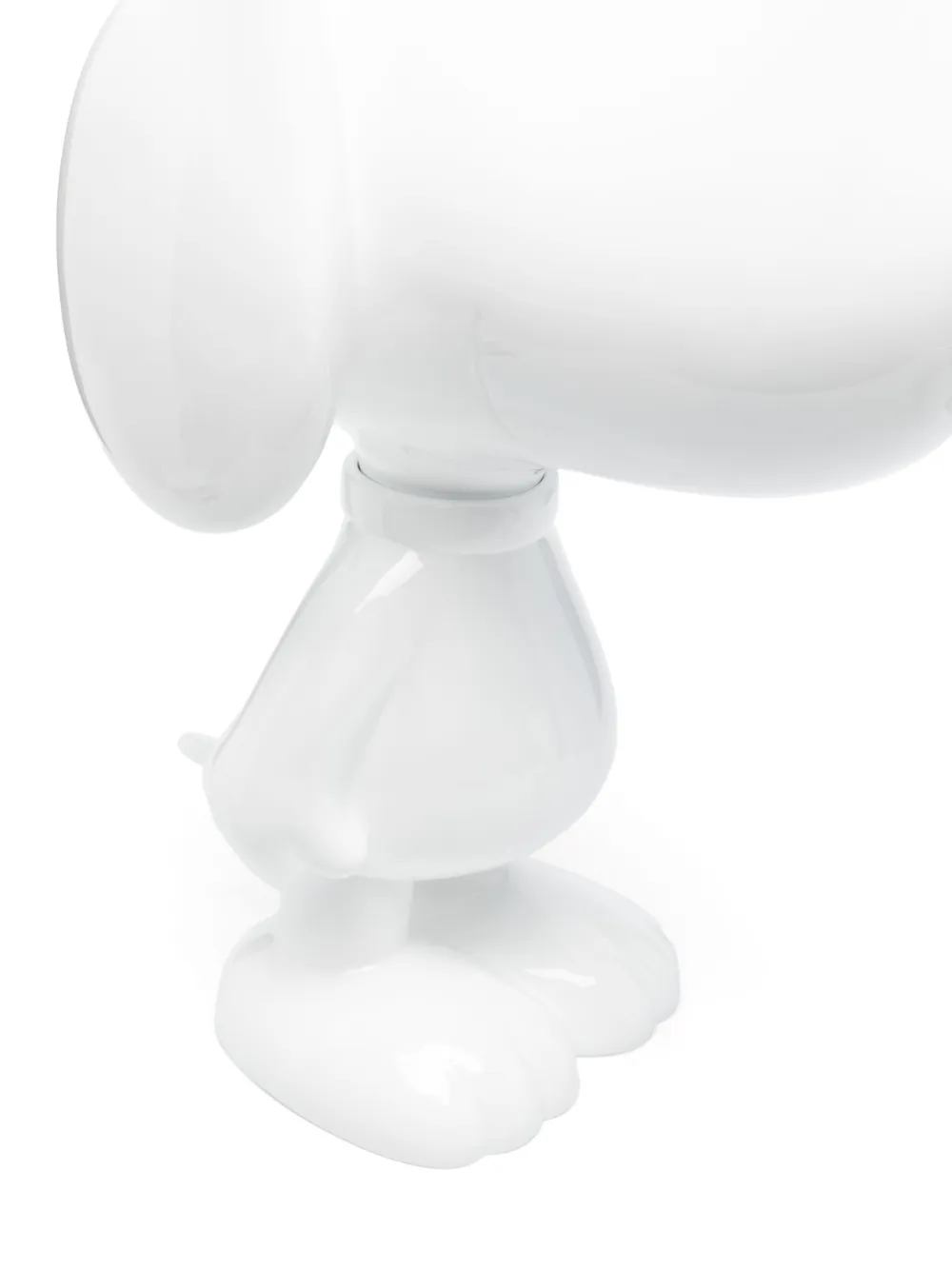 Shop Leblon Delienne Snoopy Crown Figurine (65cm) In White