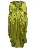 Taller Marmo Azores knotted silk kaftan - Green