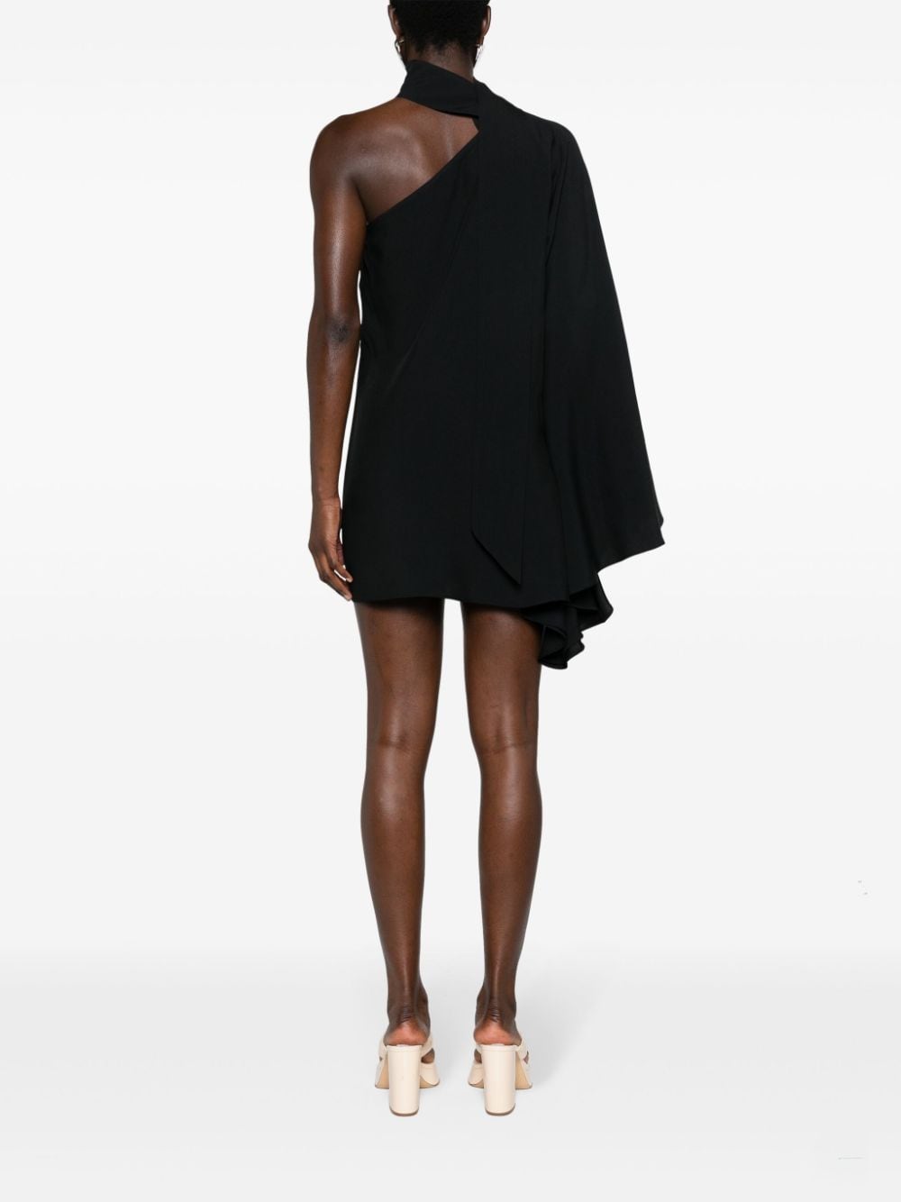 Taller Marmo Asymmetrische mini-jurk Zwart
