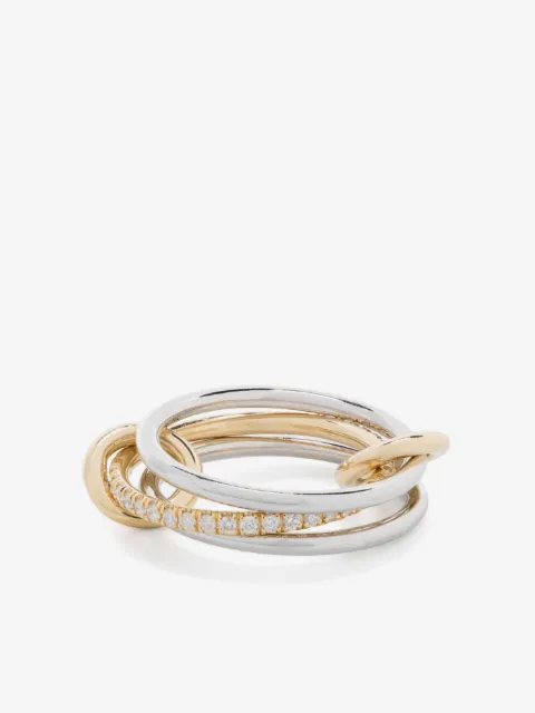 Spinelli Kilcollin 18kt Sonny Weißgoldring mit Diamanten