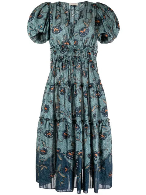 Ulla Johnson Eloisa floral-print midi dress