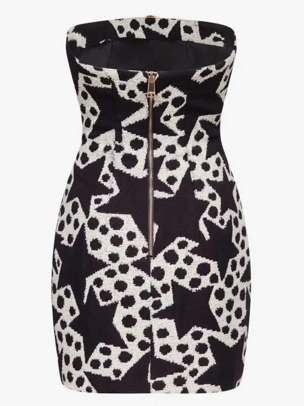 two piece corset dress Divine Love White Reiss Chain-Print Belted Mini Color:SUNSET SHORE best boho dresses Australia low skirt boasts voluminous