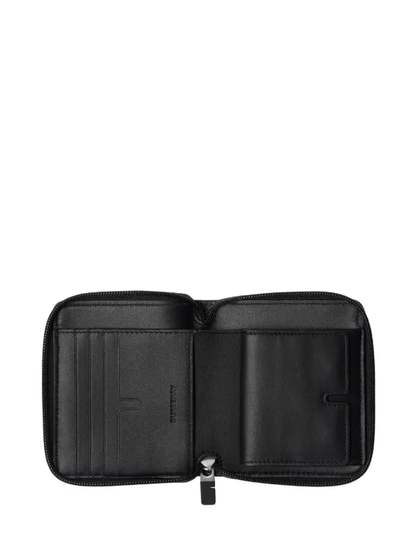 Burberry check-pattern Leather Wallet | Black | FARFETCH