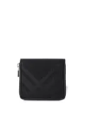 Burberry check-pattern leather wallet - Black