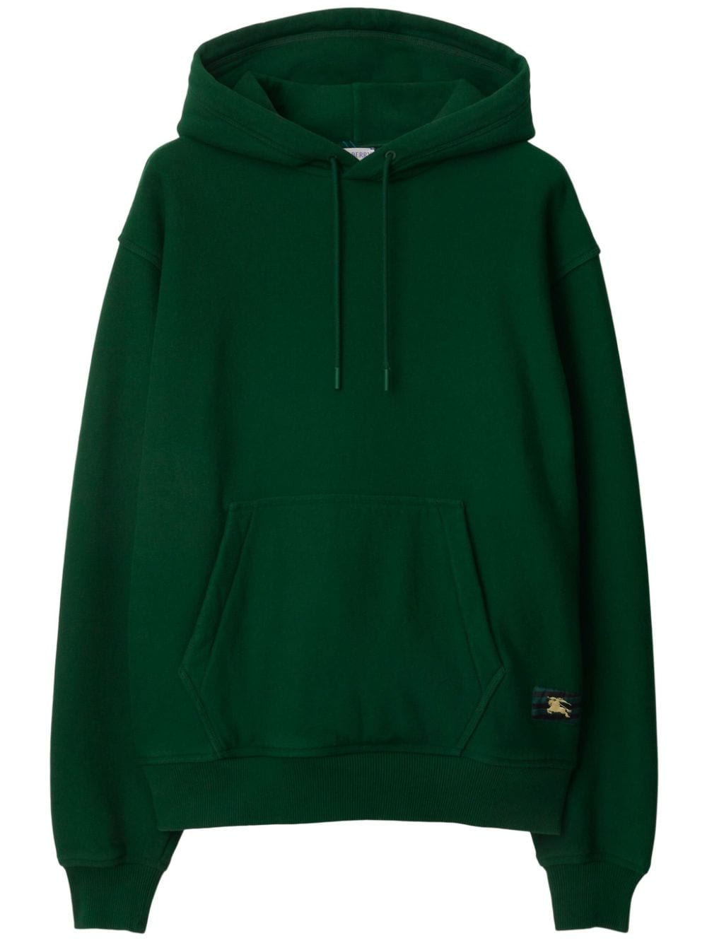 Burberry EKD drawstring cotton hoodie - Verde