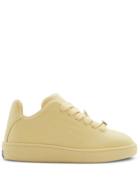 Burberry Box leather sneakers Women