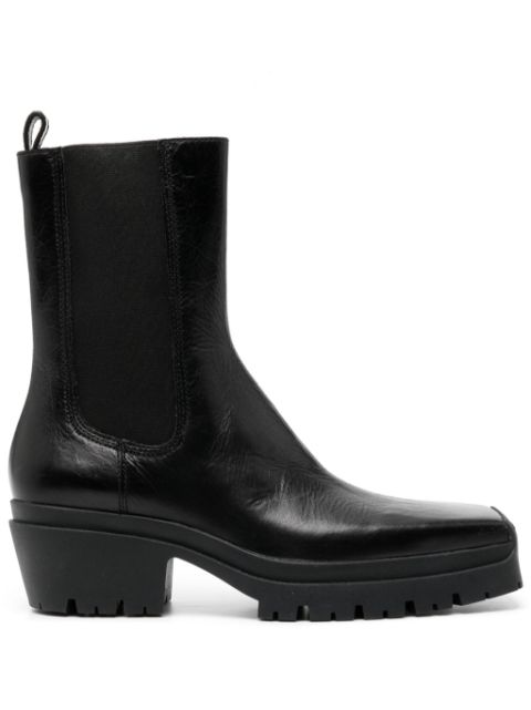 Alexander Wang 55mm square-toe leather boots Women