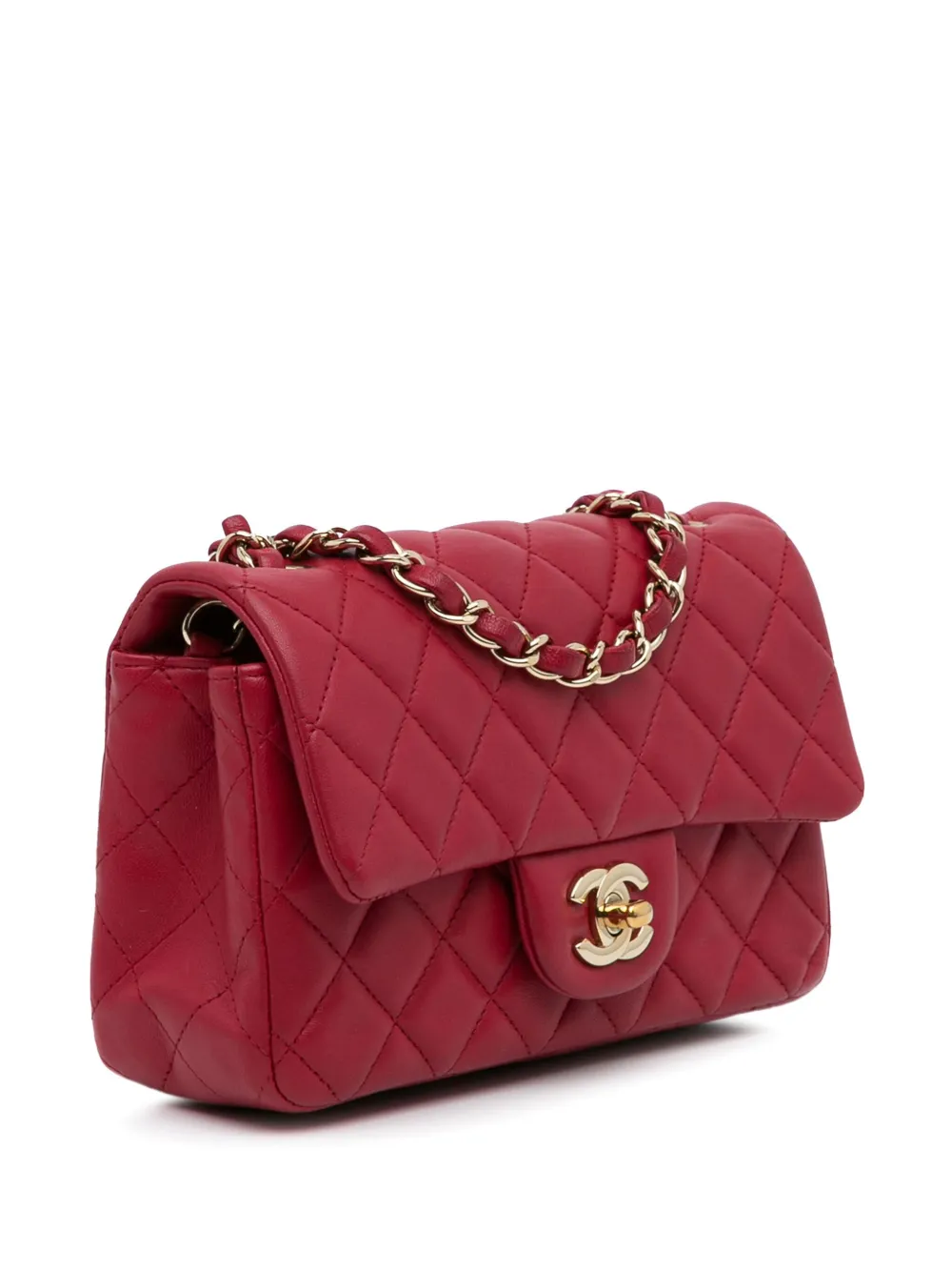 CHANEL Pre Owned 2016 2017 Mini Rectangular Classic Flap Shoulder