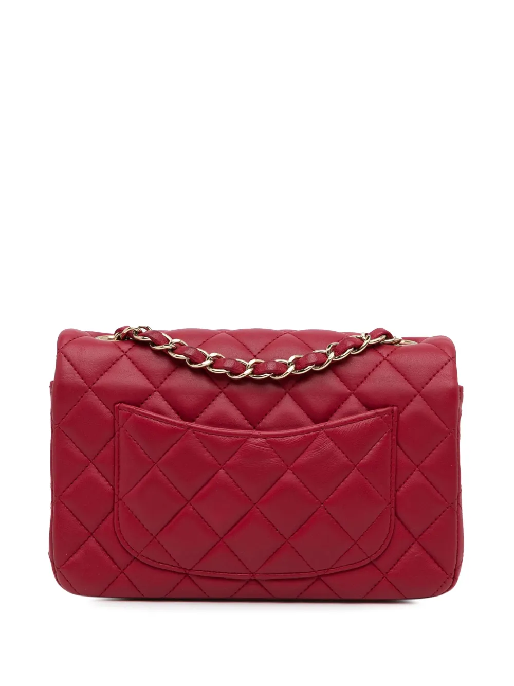 CHANEL Pre-Owned 2016-2017 pre-owned schoudertas met overslag - Rood