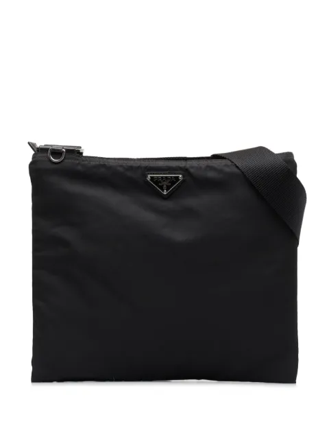 Prada Pre-Owned 2013-2023 triangle-logo crossbody bag