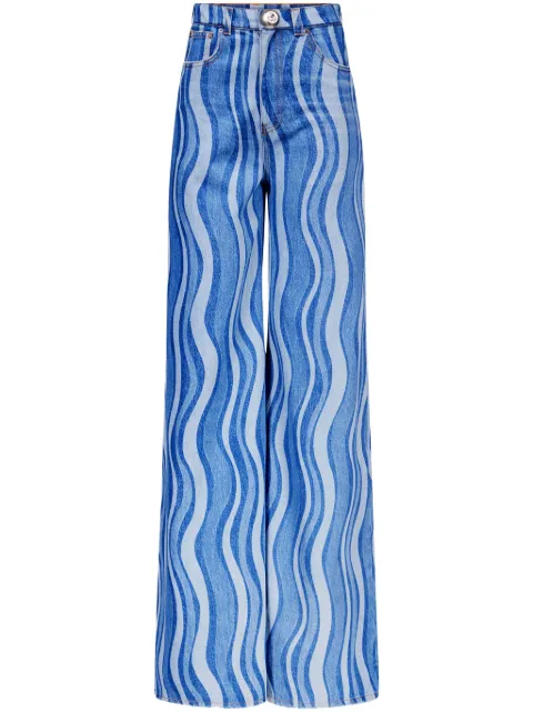 AREA Sunray wide-leg jeans