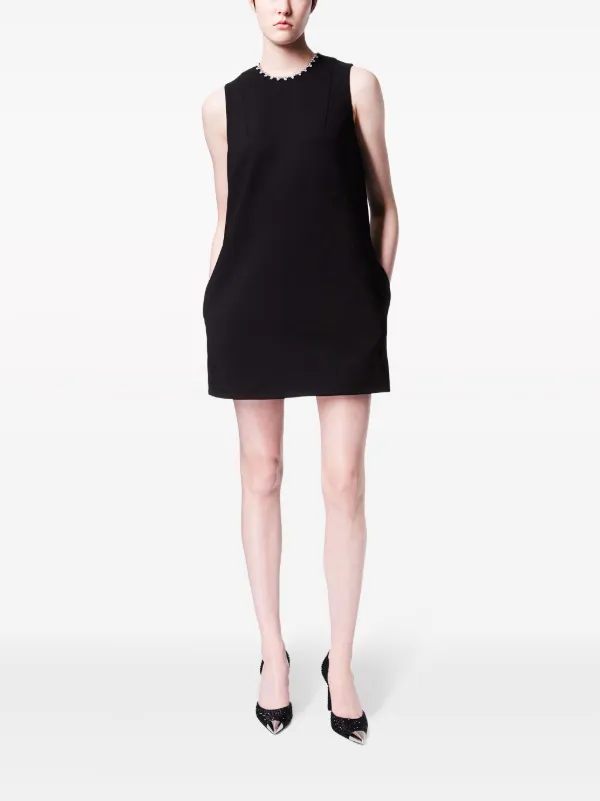 【ギフト】 AREA crystal-embellished Heart Mini Dress | Black | FARFETCH 着せ替え服・アウトフィット