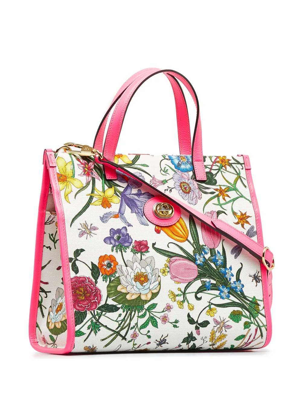 Gucci Pre Owned 2016 2022 Flora Tote Bag Farfetch