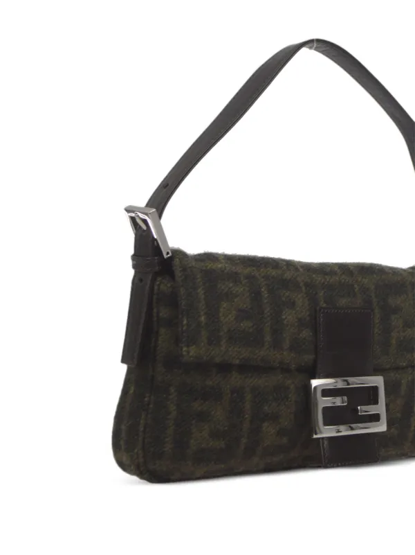 Fendi baguette bag black online