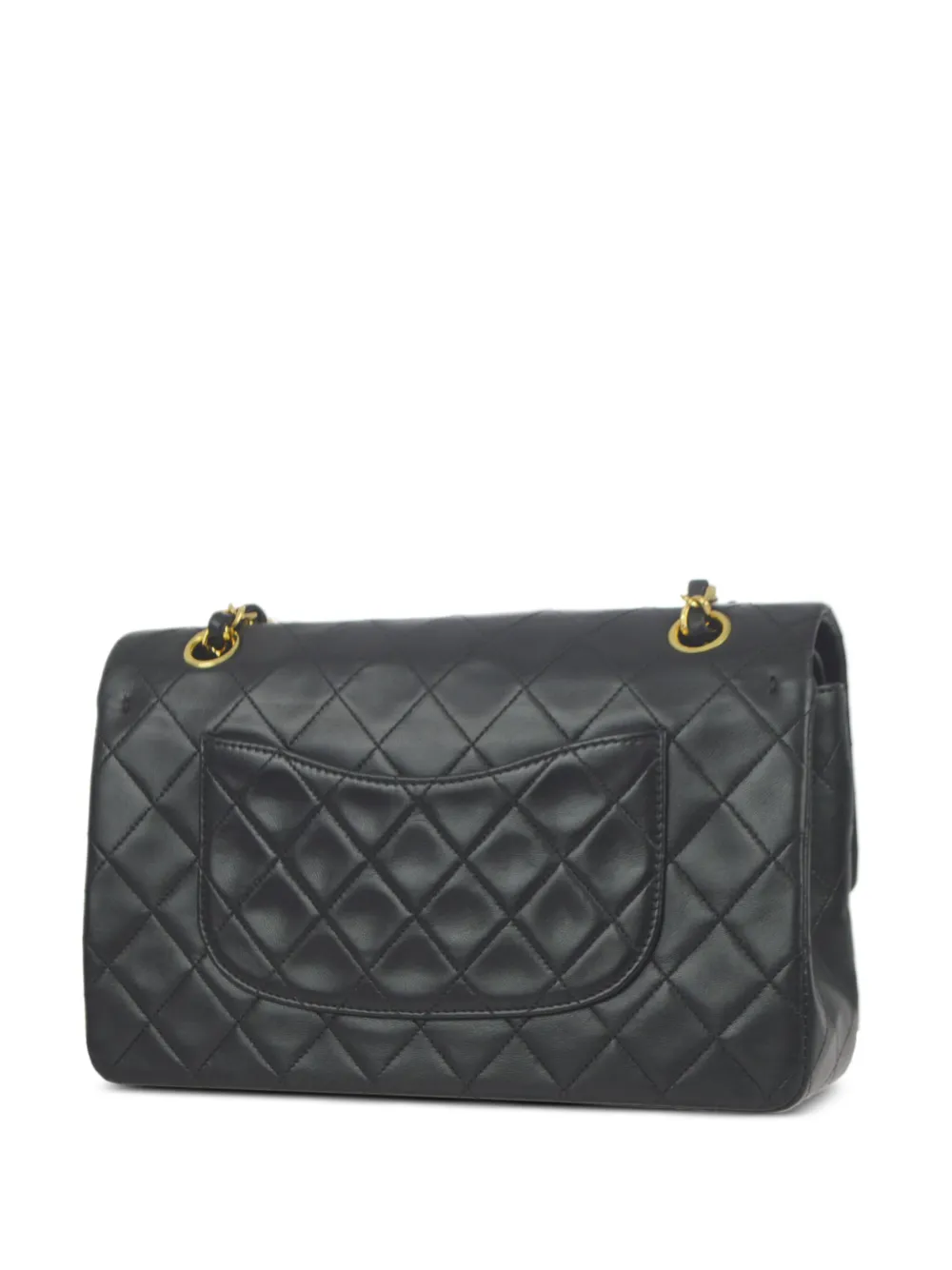 CHANEL Pre-Owned 1998 Double Flap medium schoudertas - Zwart