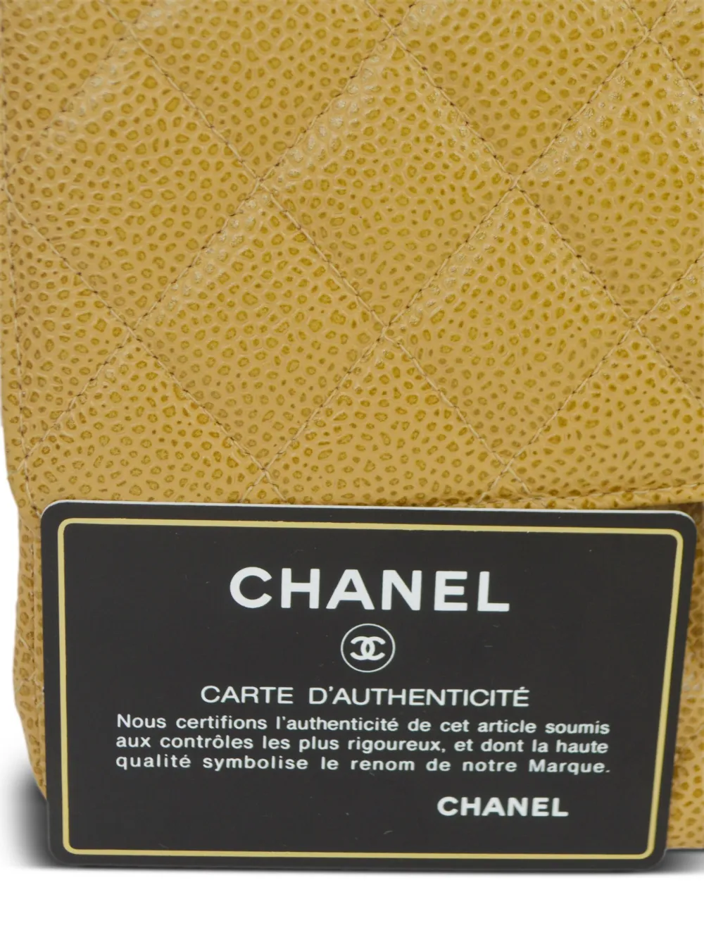 Pre-owned Chanel 2002 Medium Double Flap Shoulder Bag In Neutrals