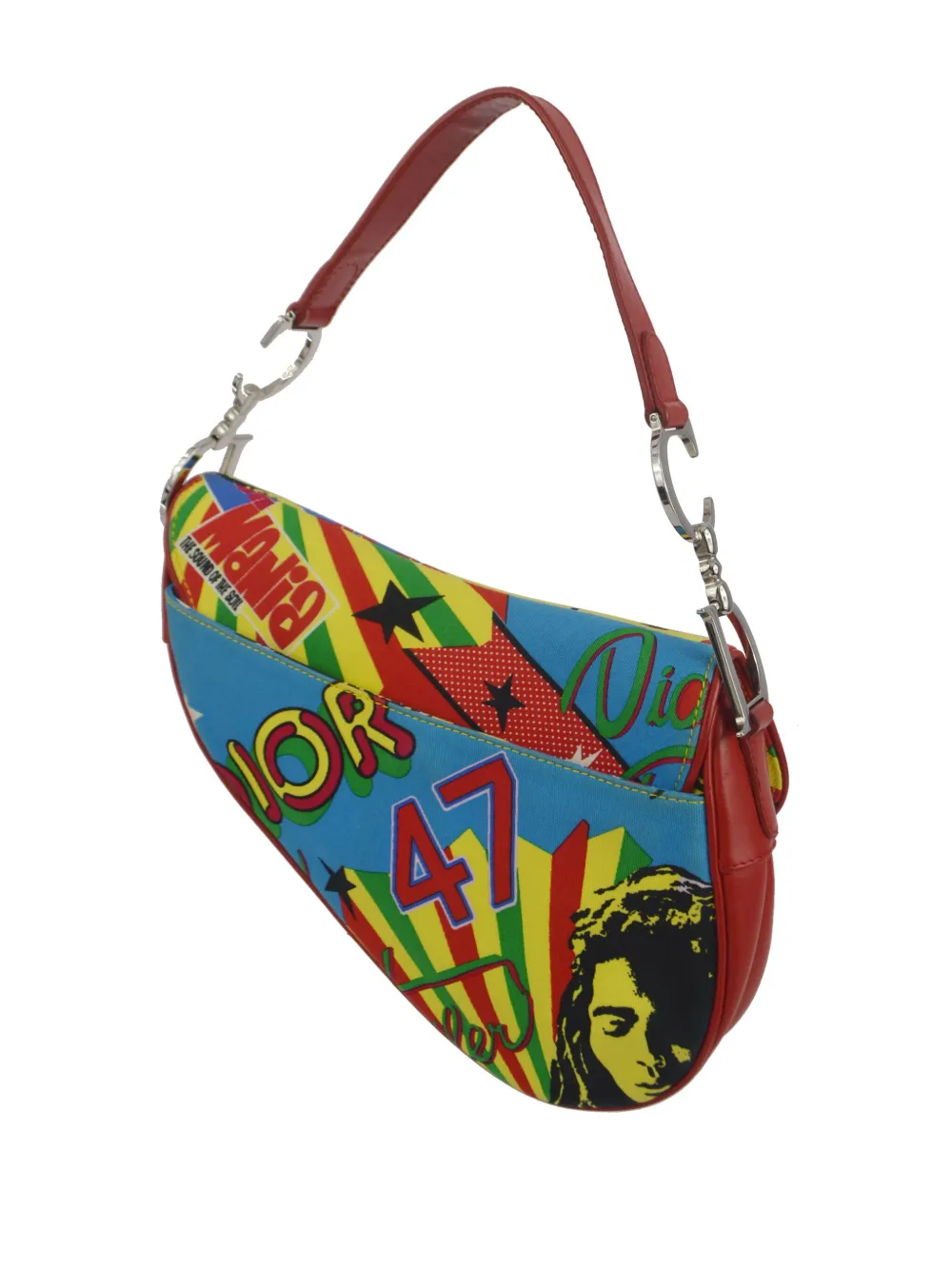 Christian Dior 2003 pre-owned Saddle schoudertas - Rood