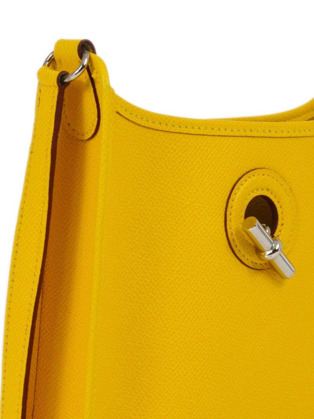 Pre-owned Hermes 2003  Vespa Tpm Shoulder Bag In Yellow