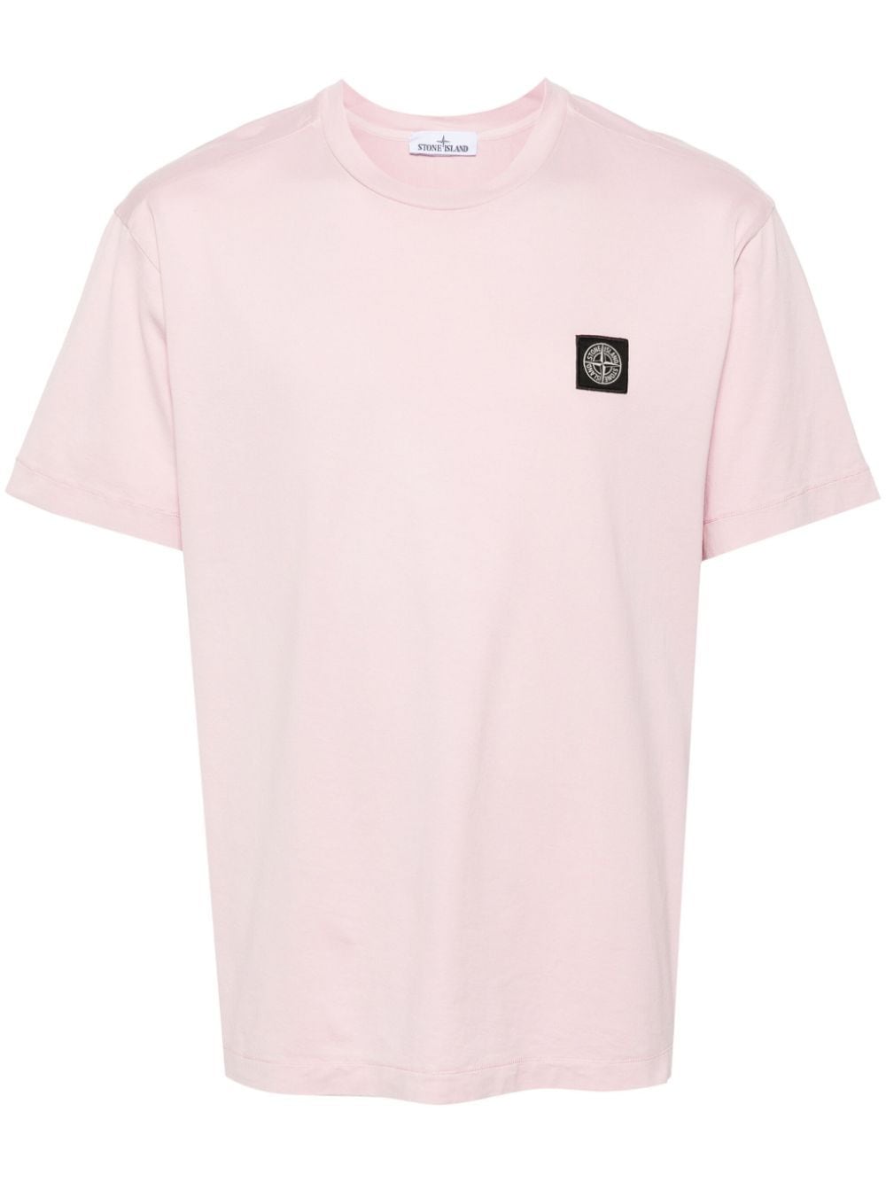 Stone Island Cotton Jersey T-shirt In Pink