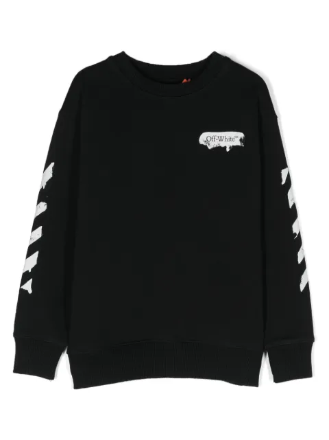 Off-White Kids Arrows-print cotton sweatshirt