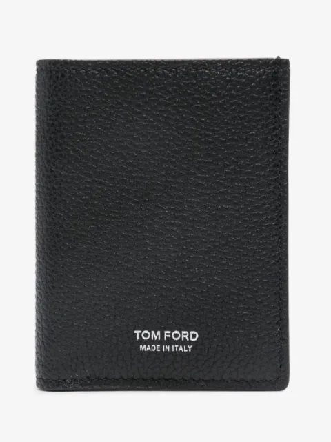 TOM FORD tarjetero con logo estampado